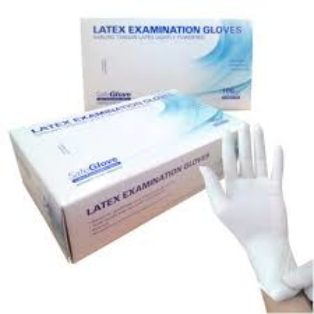 Latex Examination Glove XS-S-M-L Box/100’s