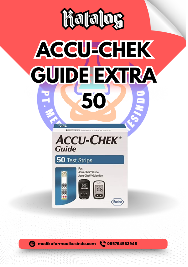 ACCU-CHEK GUIDE 50 TEST STRIP - PT MEDIKA FARMA ALKESINDO