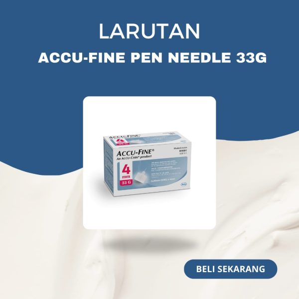 ACCU-FINE PEN NEEDLE 33G