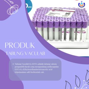 Tabung Vaculab K3EDTA 0,3ml Glass Vacusaka