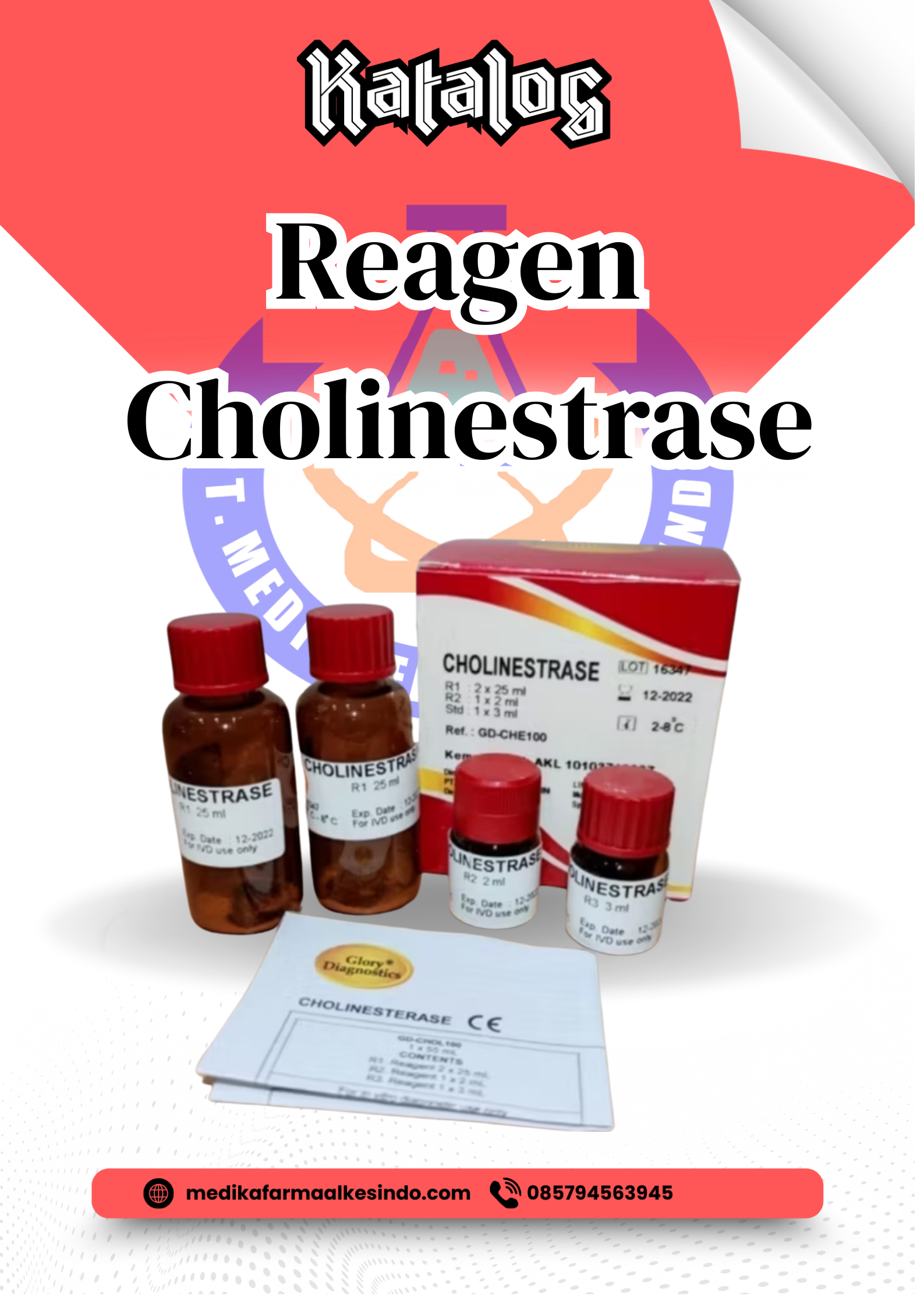 REAGEN CHOLINESTRASE,TOTAL AND INHIBI GLORY