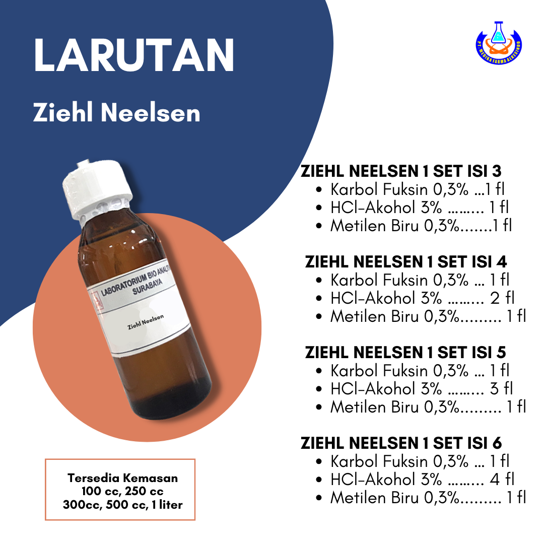 Ziehl Neelsen 1 Set isi 5